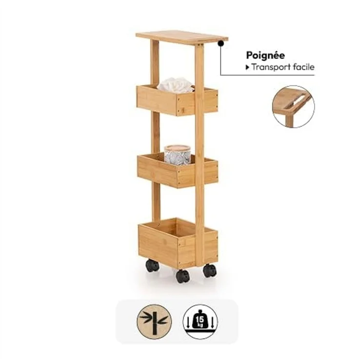 5five Simply Smart Regalwagen Rollregal Trolley – Bild 5