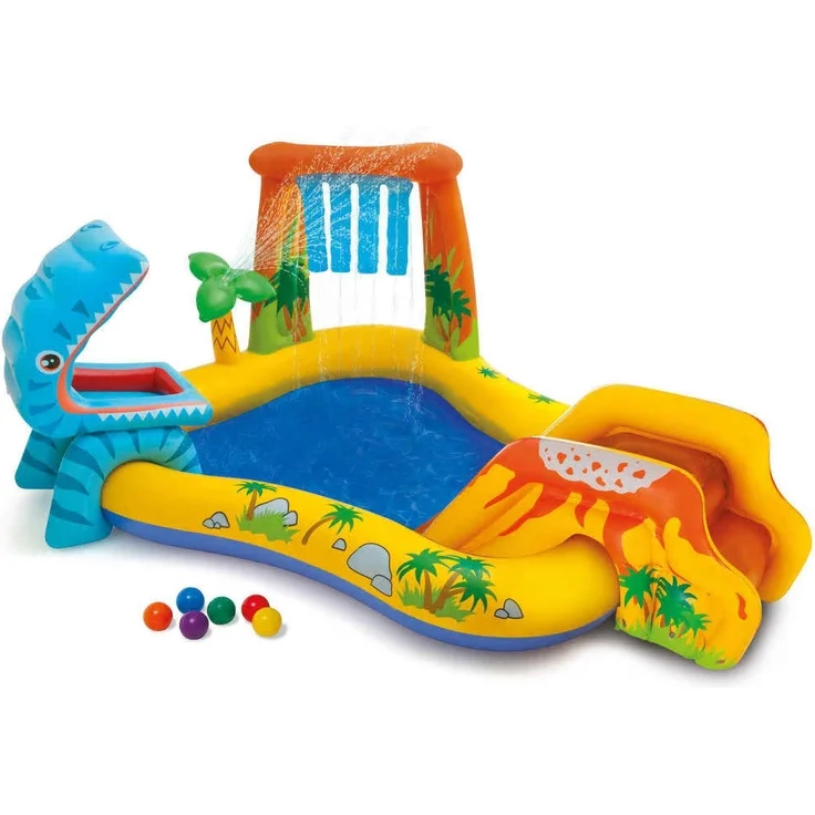 Intex Pool Aufblasbar Dinosaur Play Center 249x191x109 cm 57444NP 3202796 – Bild 2