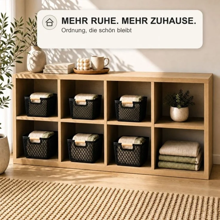Relaxdays Aufbewahrungskorb 6er Set – Bild 9