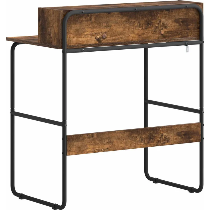 vidaXL Schreibtisch mit Stauraum Räuchereiche 80 x 50 x 91 cm 8008022 – Bild 5