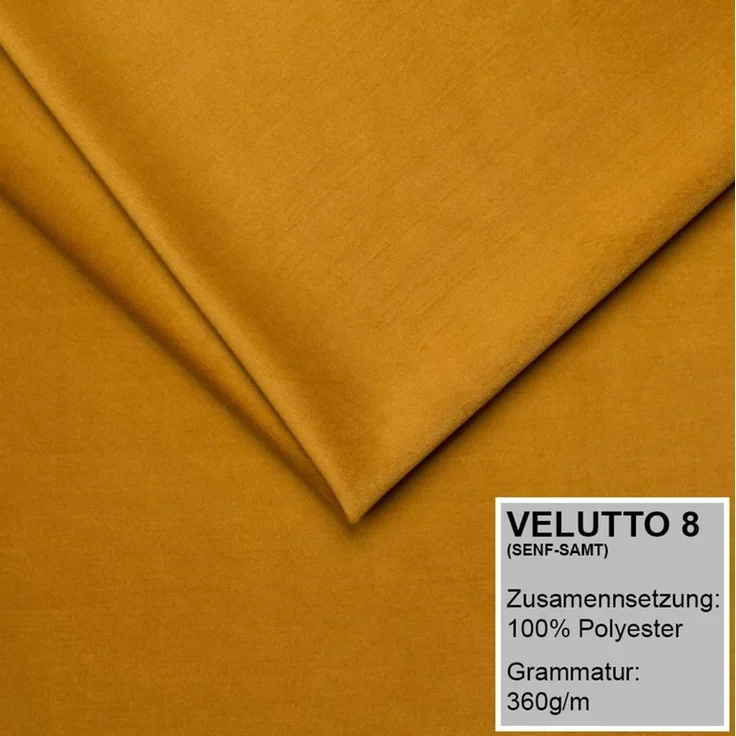 Polsterbett MAROKO 90x200 ohne Matratze mit Bettkasten und Lattenrost. Farbe: Senf 8 – Bild 5