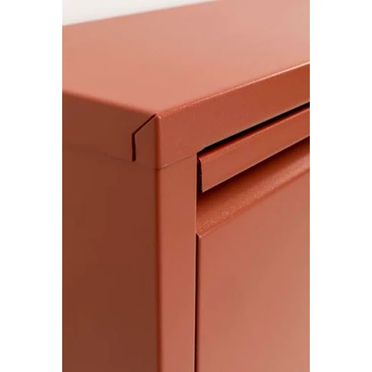Kare Design Schuhschrank Caruso, Braun, Metall, mit 3 Klappen, Schuhablage für 6 Paar Schuhe, schmal, platzsparend, hoch, Schuhregal, Eingangsbereich, 104 x 50 x 15 cm – Bild 5