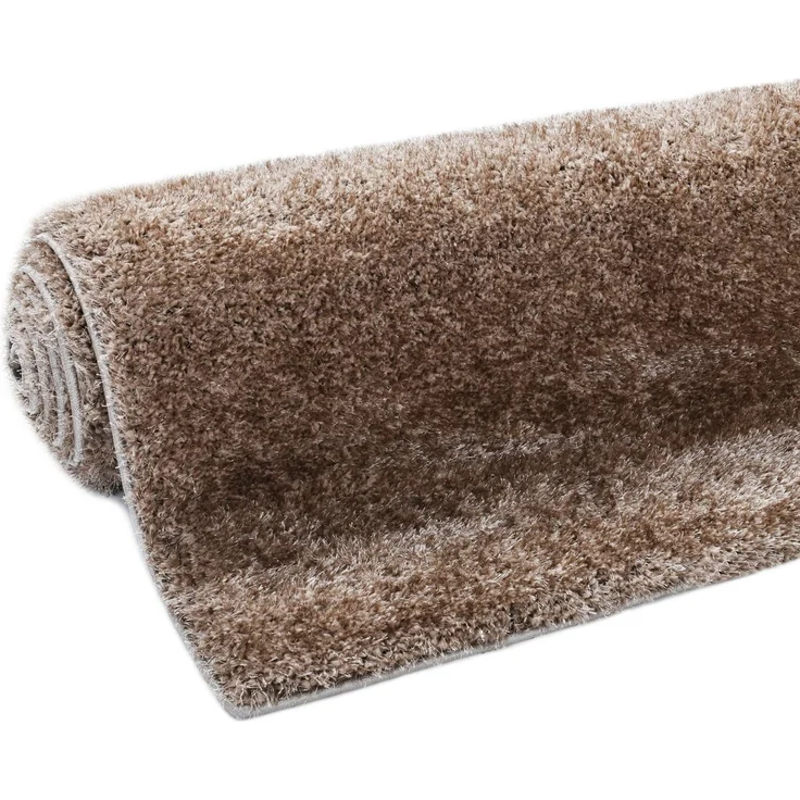 my home Hochflor-Teppich Malin, rechteckig, Höhe: 43 mm, Shaggy in Uni-Farben, einfarbig, leicht glänzend, besonders weich – Bild 3