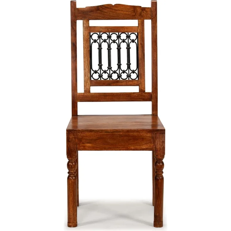 vidaXL Esszimmerstühle 2 Stk. Massivholz mit Honigfarbenem Finish 245644