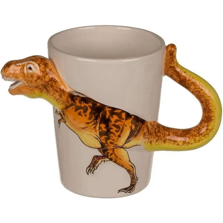Tasse ca. 250 ml im 3D Dinosaurier Design mit verschiedenen Motiven Kaffeetasse T-Rex – Bild 3