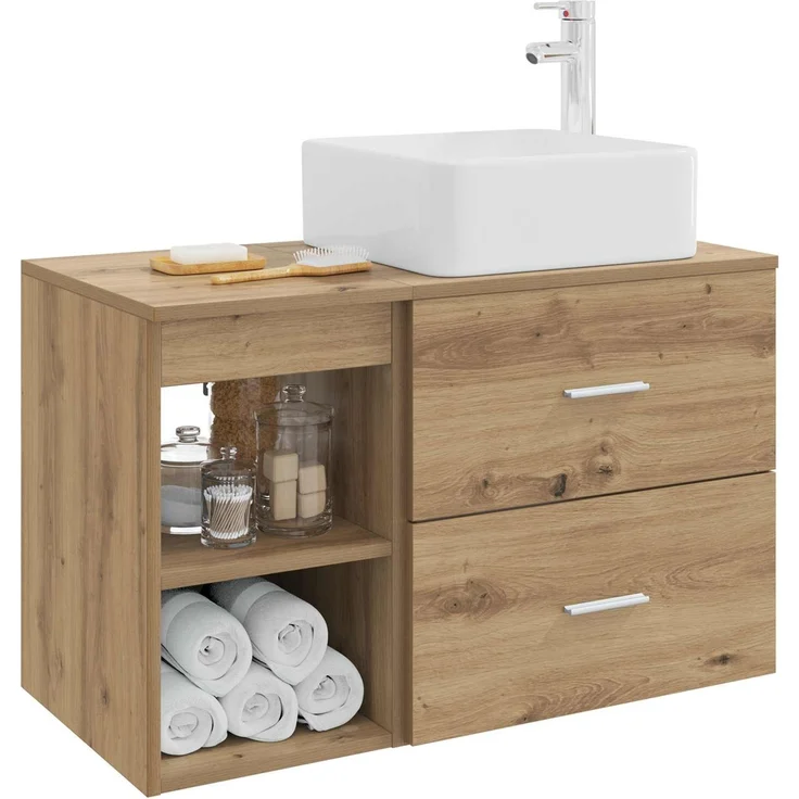 vidaXL Badezimmerschrank-Set 2 stk. Artisan-Eiche 83 x 35 x 80 cm 3403903 – Bild 3