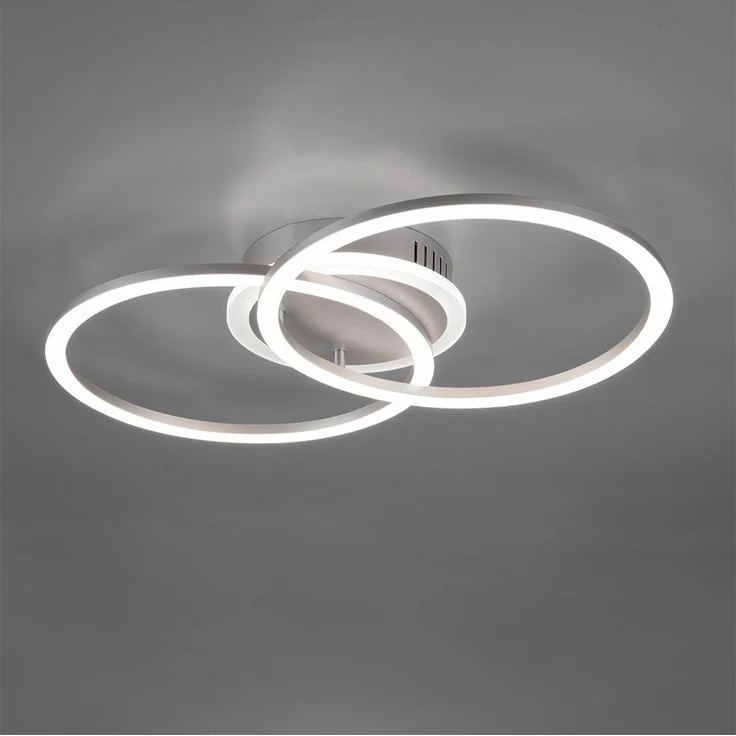 LED Deckenleuchte, Ringe, Switch-Dimmer, B 50 cm – Bild 10