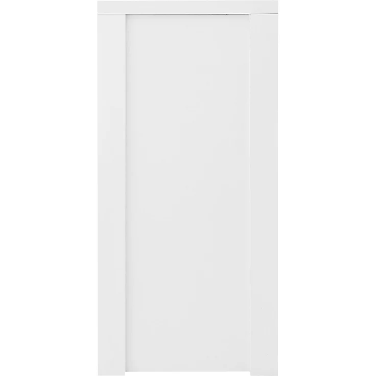 DESVIAE Sideboard mit 4 Türen und verstellbarem Einlegeboden, 140x80x38 cm, Spanplatte, Weiß – Bild 9