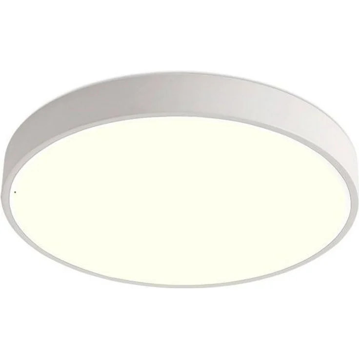Natsen Deckenleuchte Runde LED Deckenlampe, 36W, Warmweiß 3000K, Schlafzimmer Lampe Küchenlampe 40x40x4 cm, Weiß – Bild 4