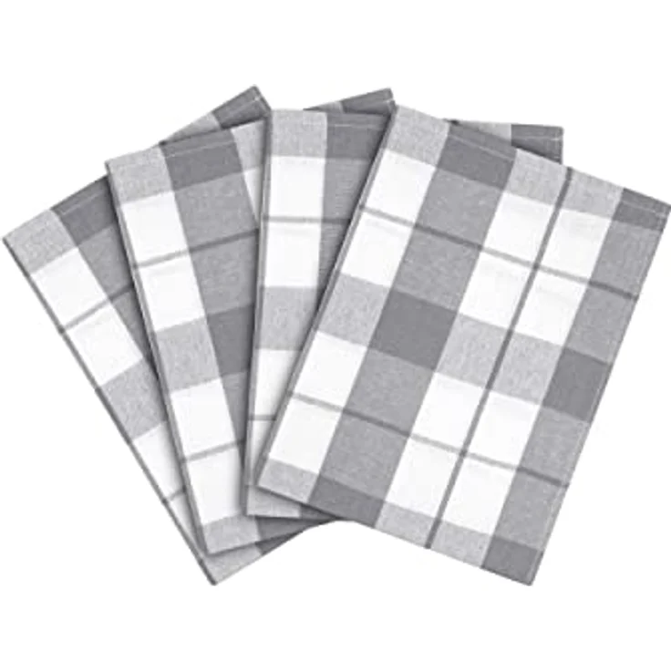 Hometex Premium Textiles Geschirrtuch 4er Set Geschirrtücher Grubentücher, Aus 100% Baumwolle, 50 x 70 cm, Extra saugfähig und schnell trocknend – Bild 6