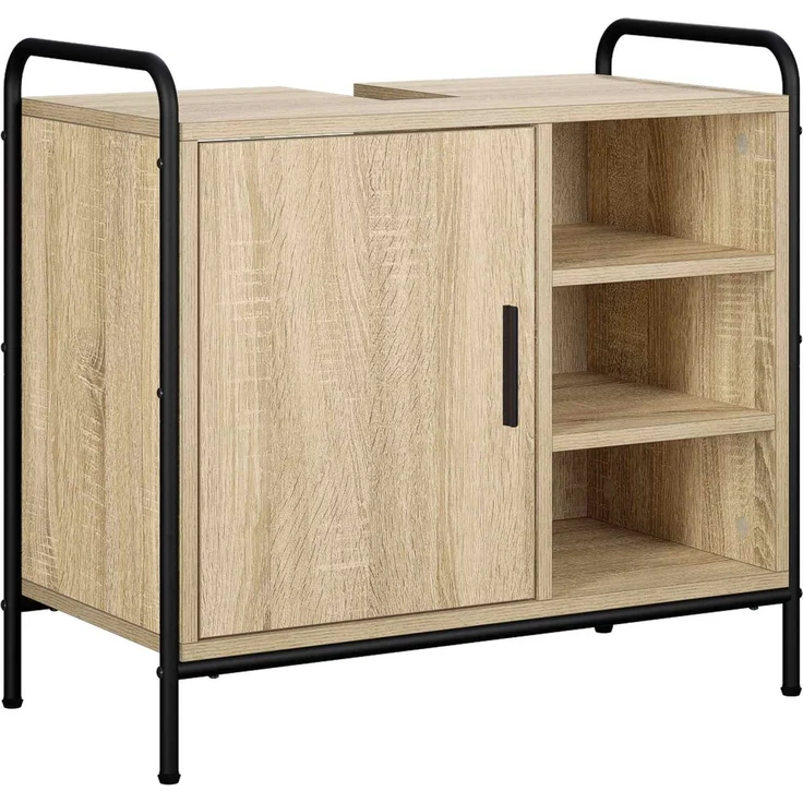 vidaXL Badezimmerschrank-Set 3 stk. Sonoma-Eiche 40 x 36 x 109,5 cm 3444532 – Bild 4