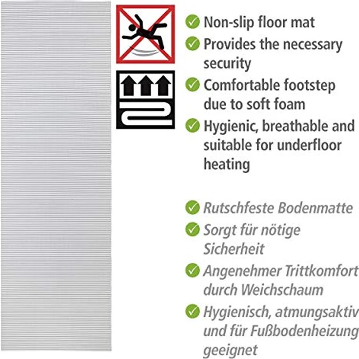 Wenko Weichschaummatte UNI weiß – Bild 5