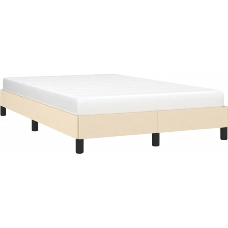 vidaXL Polsterbett, Stoff, 25,0 cm, Creme, 120x190 cm – Bild 7