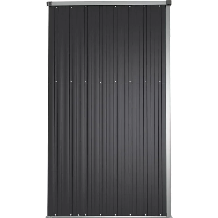 vidaXL Gerätehaus Anthrazit 161x89x161 cm Verzinkter Stahl 316211 – Bild 5