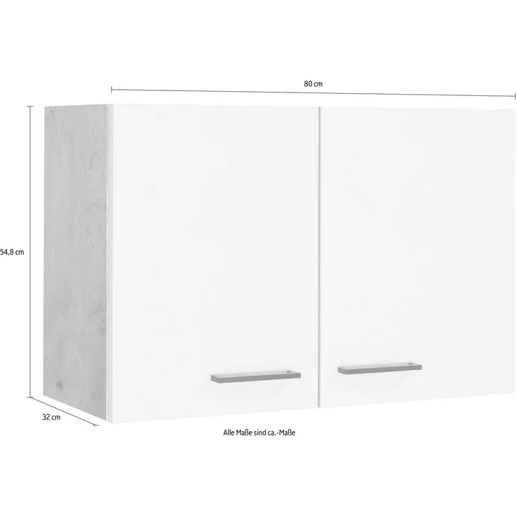 Flex-Well Hängeschrank Morena (B x H x T) 80 x 54,8 x 32 cm – Bild 2