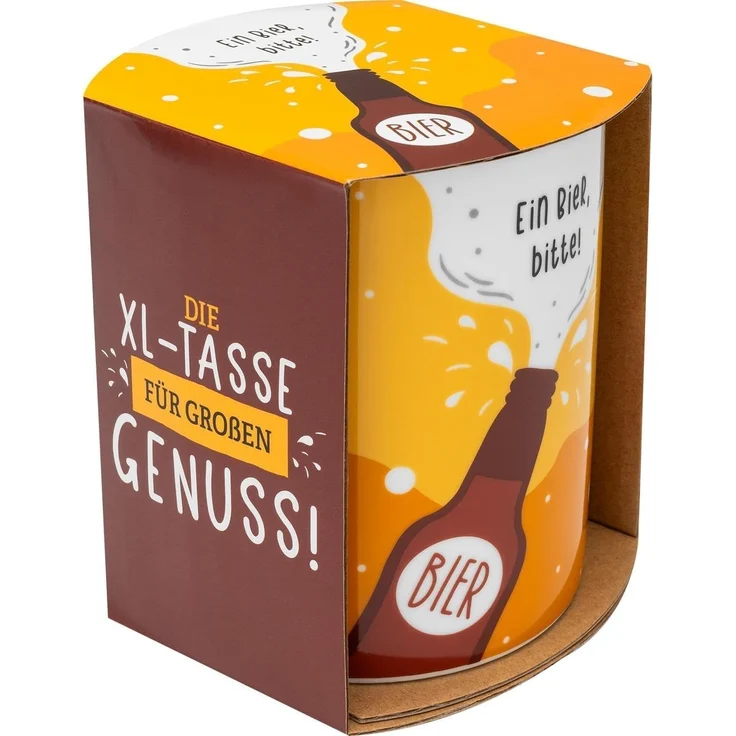 GRUSS & CO XL-Tasse Motiv "Bitte" | lustige Kaffeetasse, Porzellan, großer Becher 60 cl | Männergeschenk, Partygeschenk | 48970 – Bild 3