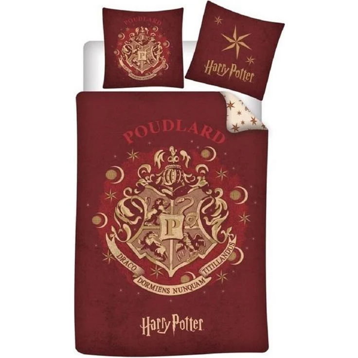 Harry Potter Bettwäsche-Set – 1x Deckenbezug 140x200 & 1x Kissenbezug 65x65 cm für Kinder – Bild 1