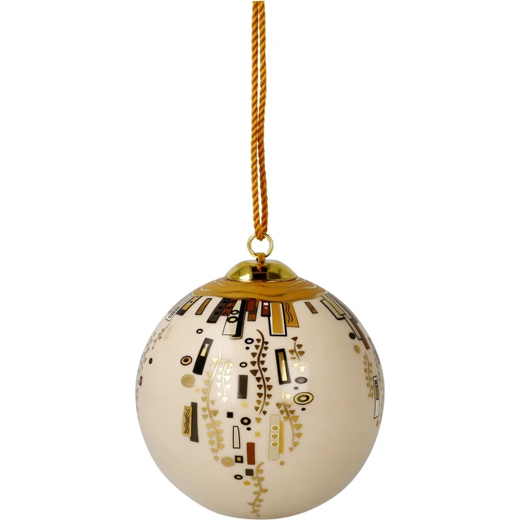 Goebel / Gustav Klimt -Ornamente,Kugel,7,5cm x 7,5cm x 7,5cm / Porzellan / 7,5cm x 7,5cm x 7,5cm – Bild 4