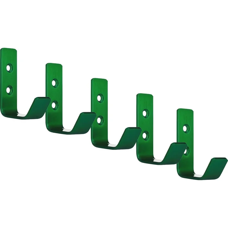 SO-TECH® Kleiderhaken Loxten 60 x 20 x 45 mm oder 142 x 20 x 45 mm Edelstahl, (5-St), verschiedene Farben Garderobenhaken Wandhaken bunt