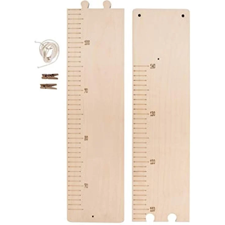 BP Holz Messlatte, FSCMixCred, von 60-140cm, Box 1Set, natur – Bild 2