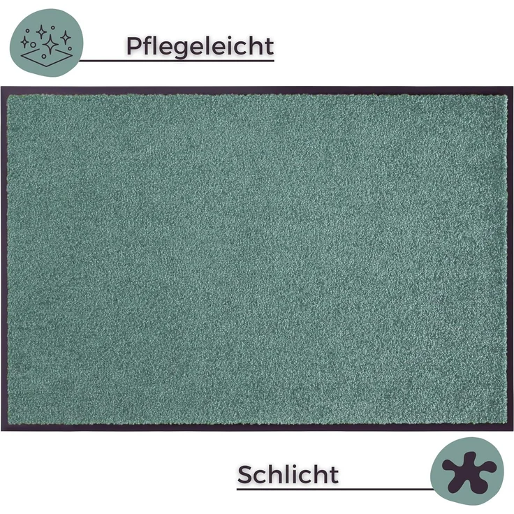 Waschbare Fußmatte Wash & Clean - olivgrün - 60x90x0,7cm – Bild 2