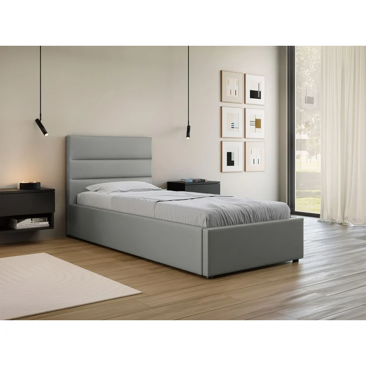 Polsterbett Lutko Single (Farbe: Hlr 19, Größe: 90 x 200) – Bild 2