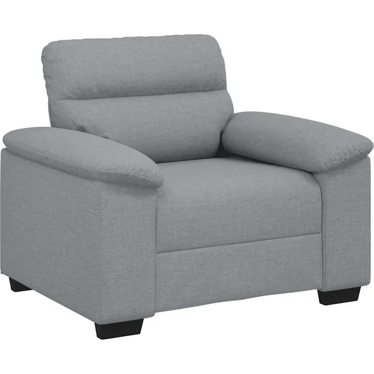 vidaXL Sessel Hellgrau 100x81x84 cm Stoff 4105287