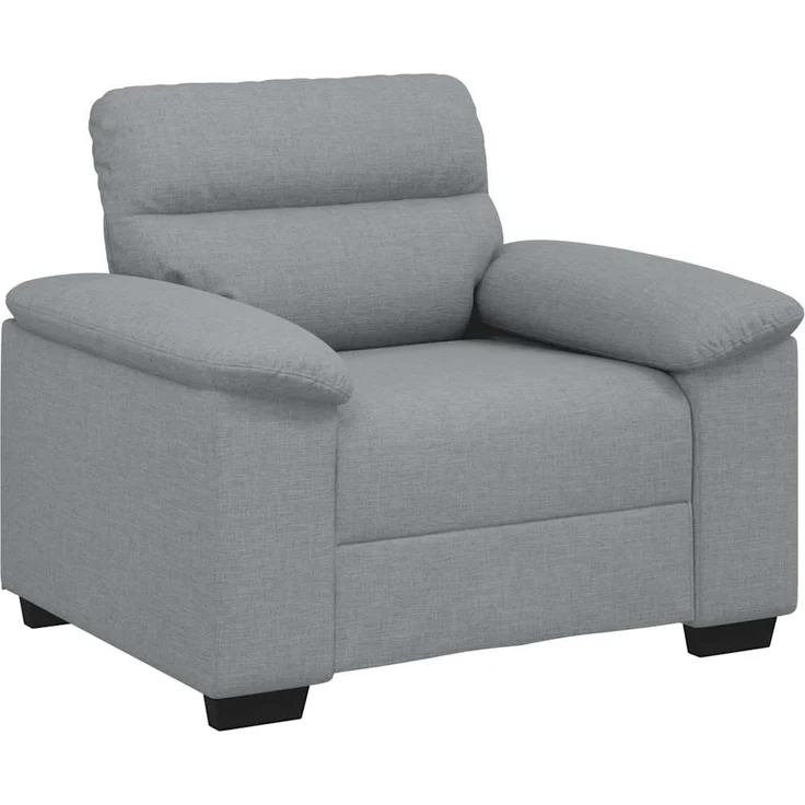 vidaXL Sessel Hellgrau 100x81x84 cm Stoff 4105287 – Bild 1
