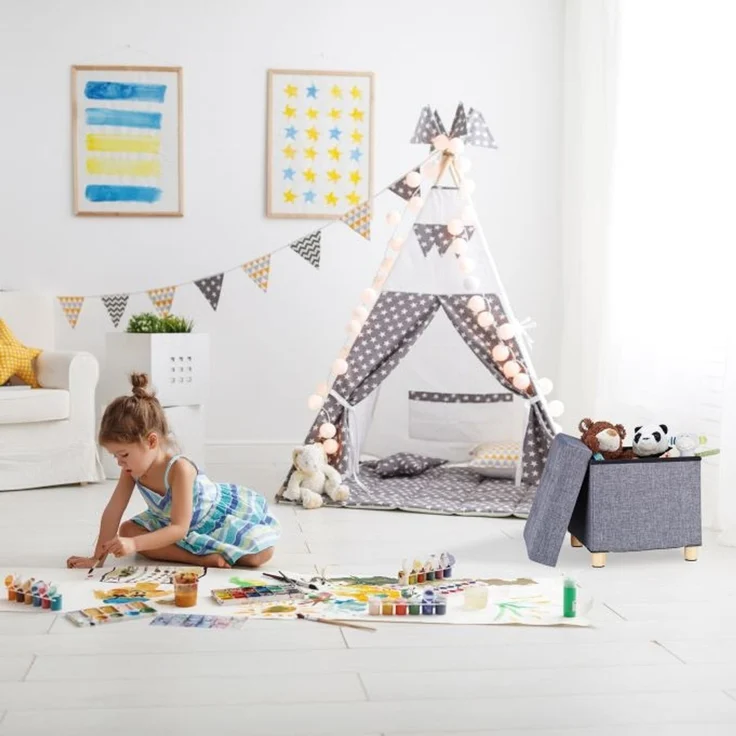 Relaxdays Sitzhocker mit Stauraum – Bild 5