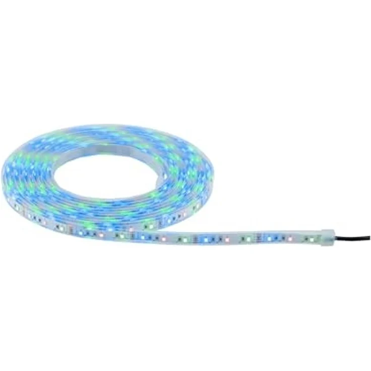 Paulmann 71194 LED Stripe Solar mit Fernbedienung 5m IP44 RGB dimmbar – Bild 1