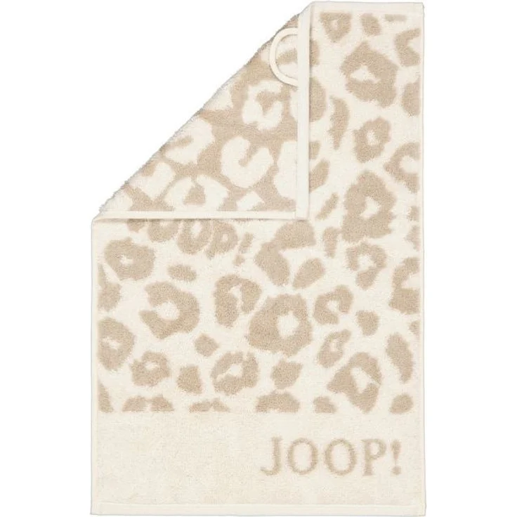 JOOP! Handtuch JOOP! Gästetuch, Handtuch oder Duschtuch Leo Allover creme 1707-36, 100% Baumwolle – Bild 4