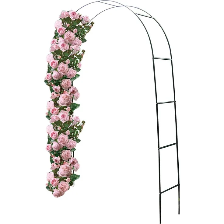 Rosenbogen 240x140x36cm Metall Pergola Rankhilfe Rankgitter Torbogen