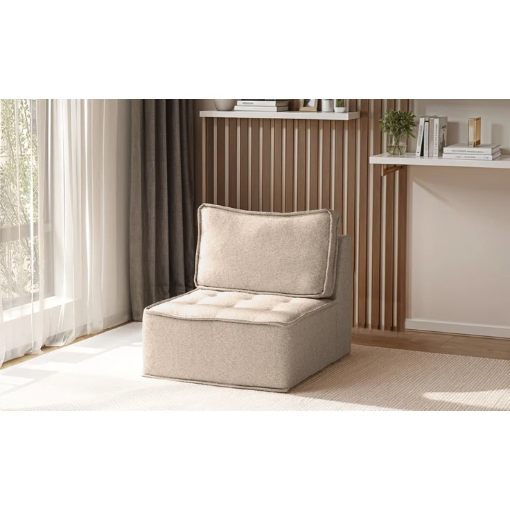 Sessel Designersessel SANDE XS Stoff Alpine Toffee – Bild 1