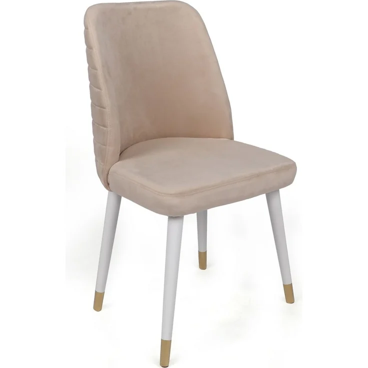 Skye Decor 'Hugo-407 V4' Stuhlset (4-teilig), Creme / Weiß, 50 x 90 x 49 cm – Bild 4