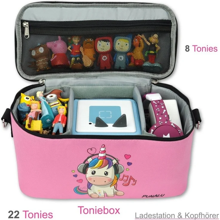 PUNALU Aufbewahrungstasche Tasche für Toniebox, Toniebox Tasche mit Motiv – Bild 2