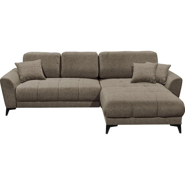 Sofa Bern von ED Exciting Design mit Schlaffunktion Espresso, Bettkasten und Lumos Mikrofaserbezug – Bild 4