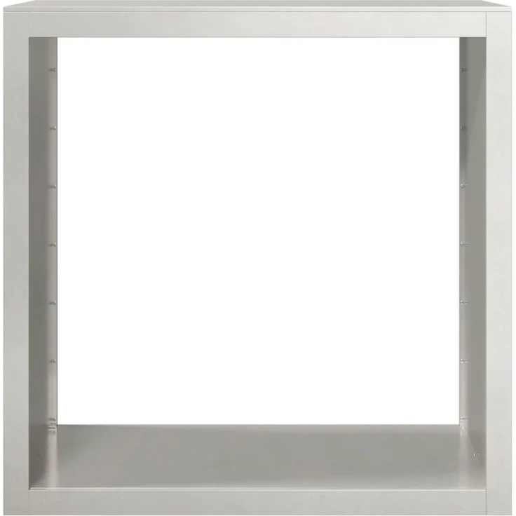 vidaXL Brennholzregal 100x40x100 cm Edelstahl 850972 – Bild 3