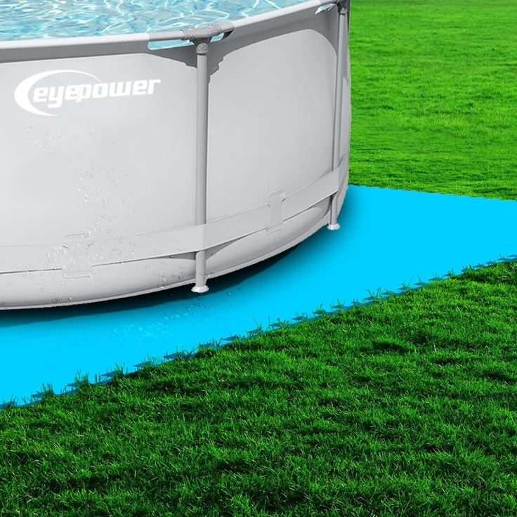 1,9m² Poolunterlage 8 Poolmatten 50x50cm Blau – Bild 9