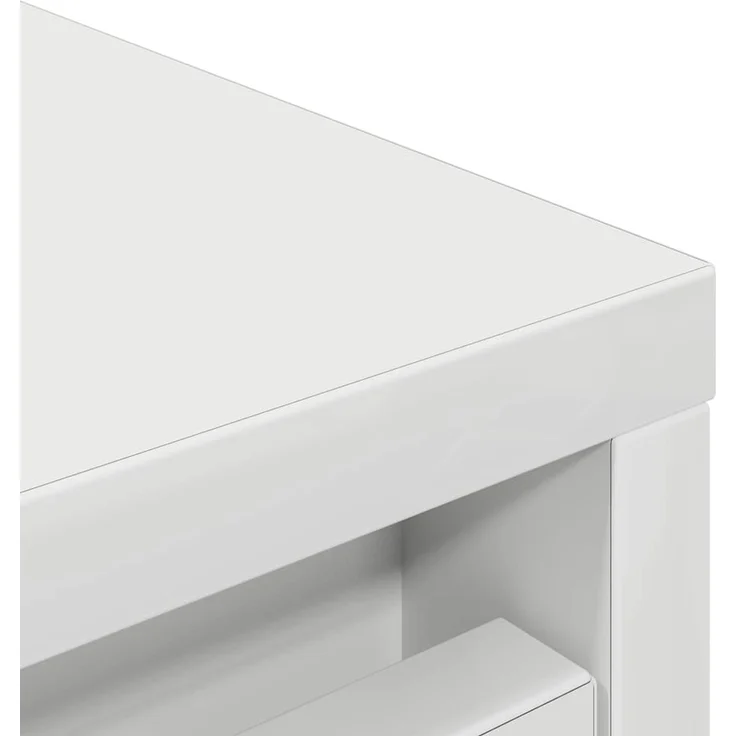 vidaXL Schuhschrank Weiß 57x34x76 cm Holzwerkstoff 861868 – Bild 9