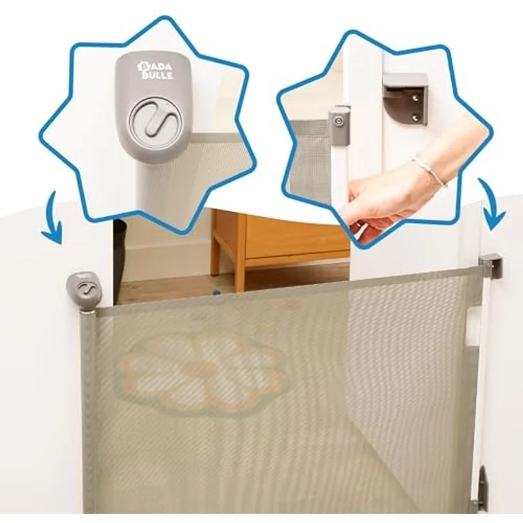 Safe & Roll einziehbares Sicherheitsgitter Badabulle – Bild 4