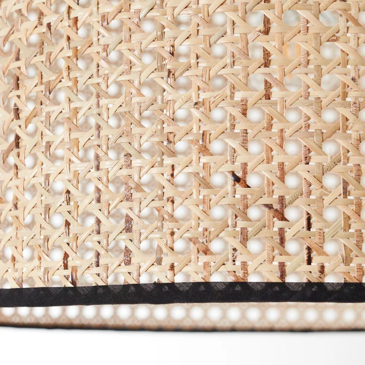 Brilliant Leuchten No. 93138-06 Bogenstandleuchte Wiley 1-flammig E27 Rattan – Bild 4