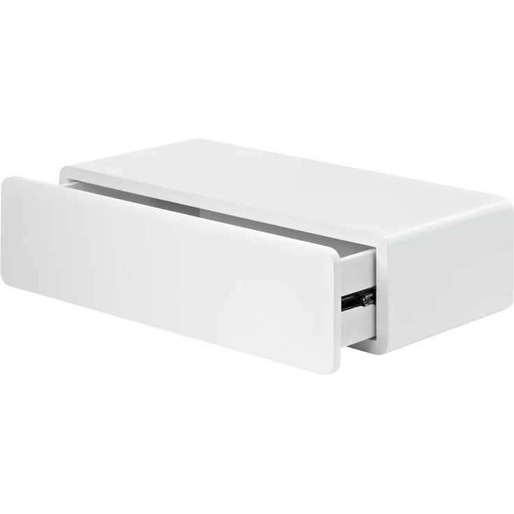 Dolle Wandregal mit Schublade Cassy 51 x 28 cm weiß – Bild 2