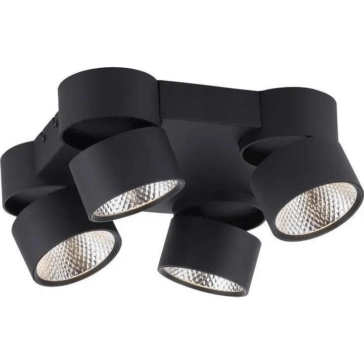 Paul Neuhaus 6454-18 PURE-NOLA LED Deckenleuchte 4-flammig schwarz