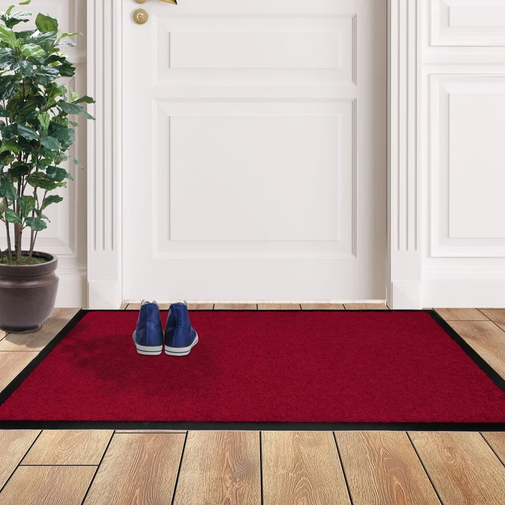 Furni24 Fußmatte - Rot, 90 x 150 cm – Bild 4