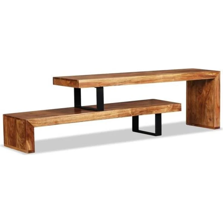 vidaXL TV-Schrank Massivholz Akazie 244583 – Bild 4