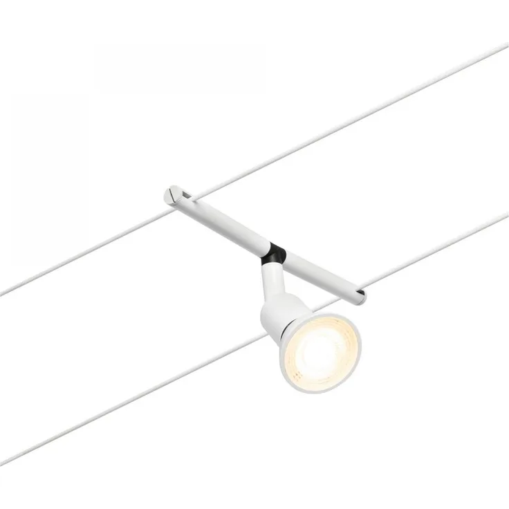 Paulmann No. 94445 Seilspot Salt Weiß ohne Leuchtmittel max. 10W GU5,3 DC 60VA