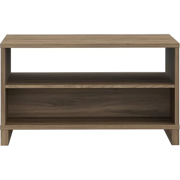 Forte MAREDA Couchtisch 90, Couchtisch mit offenen Fächern, Holzwerkstoff, Valencia Eiche Dekor, 90 cm breit, 51,7 cm hoch, 60 cm tief – Bild 4