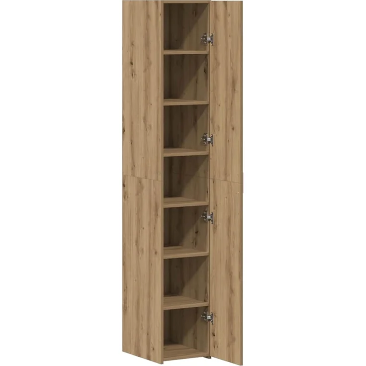 vidaXL Highboard 2 pcs Artisan-Eiche 30 x 42,5 x 185 cm 3365577 – Bild 4