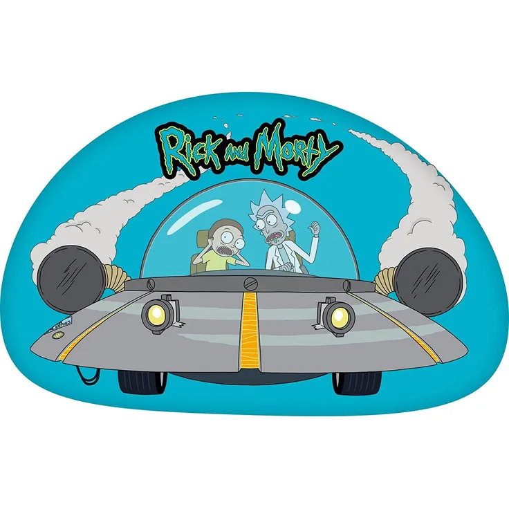 kissen Rick & Morty 40 cm Polyester blau