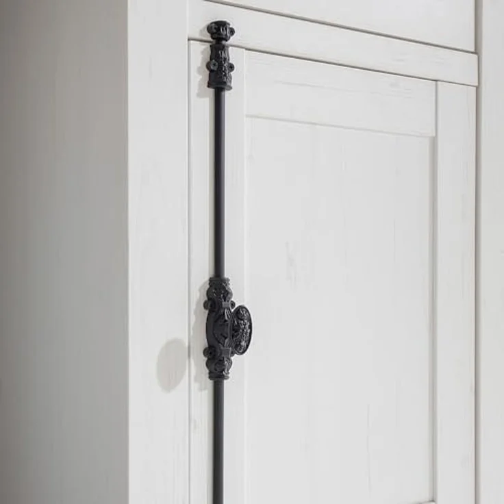 Lomadox Wohnzimmer-Set WINGST-61, (Mega-Spar-Set, 6-St, 6-tlg), Pinie weiß Nb. 340/207/45 cm – Bild 7